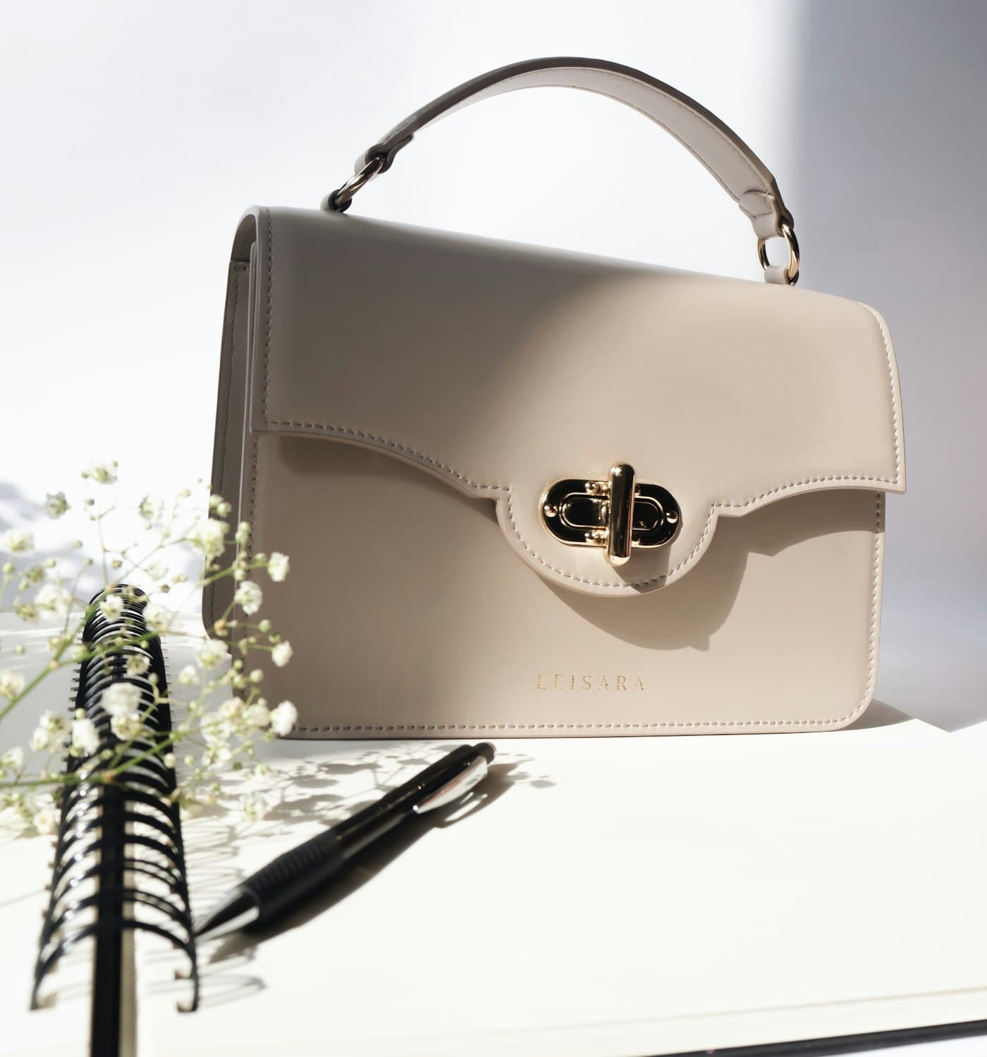 Chanel — Top Handle Beige, Beige clair